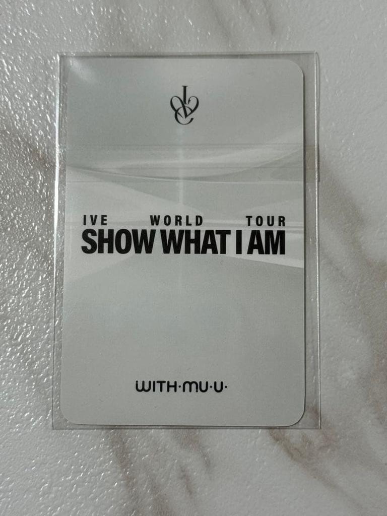[USED] IVE SHOW WHAT I AM Waltz Wonyoung Withmuu