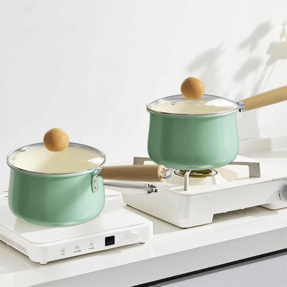 14/16cm Non Stick Pan Cooking Baby Food Pot Multi Purpose Milk Pot  Small Family