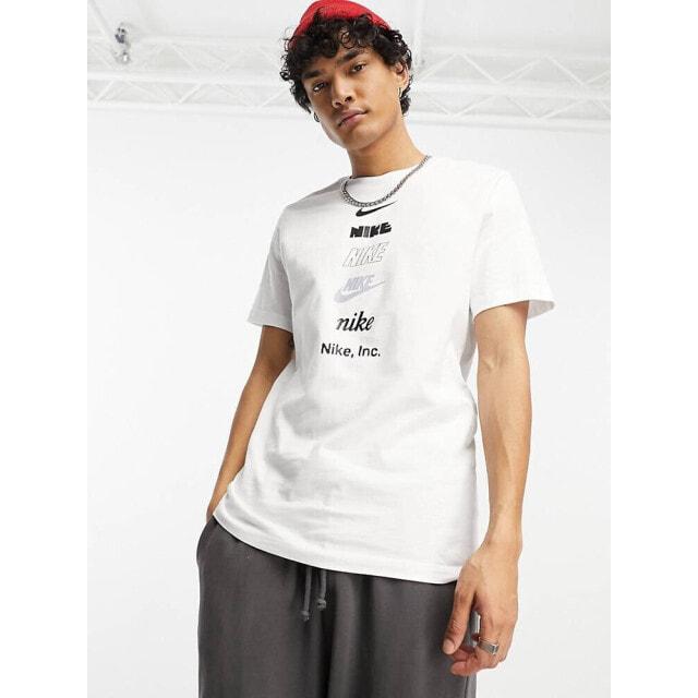 

Белая футболка с логотипом Nike Club