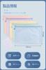 Zipper File 5 2 Sizes for Document with Mesh Durable Small Item Office School Easy Transparent Visibility Bags, 5-Pack, Colors, (A4/A5), Organization,