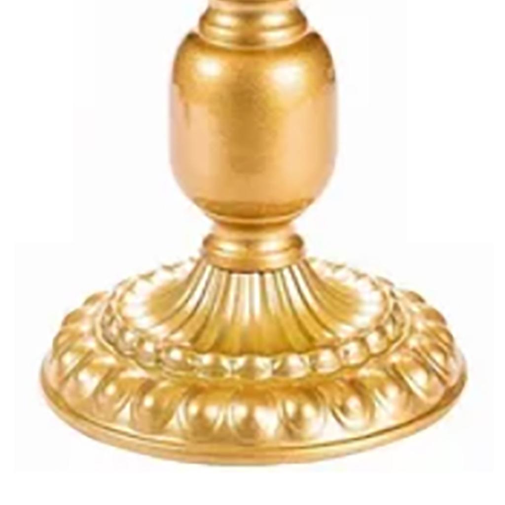 3PCS Gold Cake Stand Decorative Iron Reusable Detachable Stable Cupcake Holder for Party