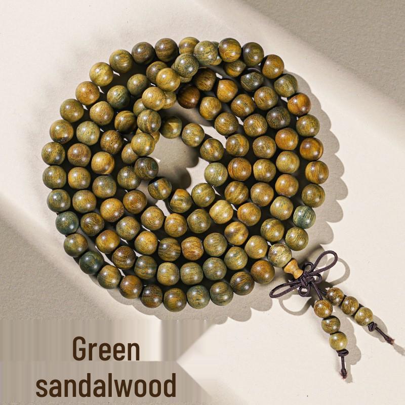 Argentina Green Sandalwood Bracelet Prayer Beads Rosary – Aromatic Unisex Wenwan Jewelry