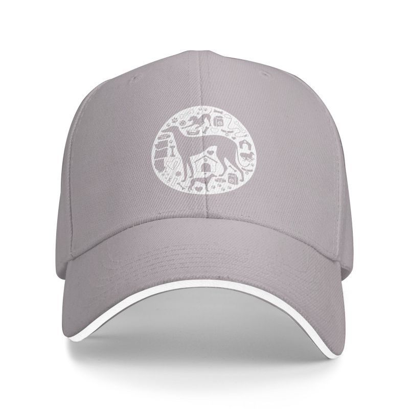 Custom Greyhound Baseball Cap Hip Hop Men Women's Adjustable Dog Lover Dad Hat Autumn