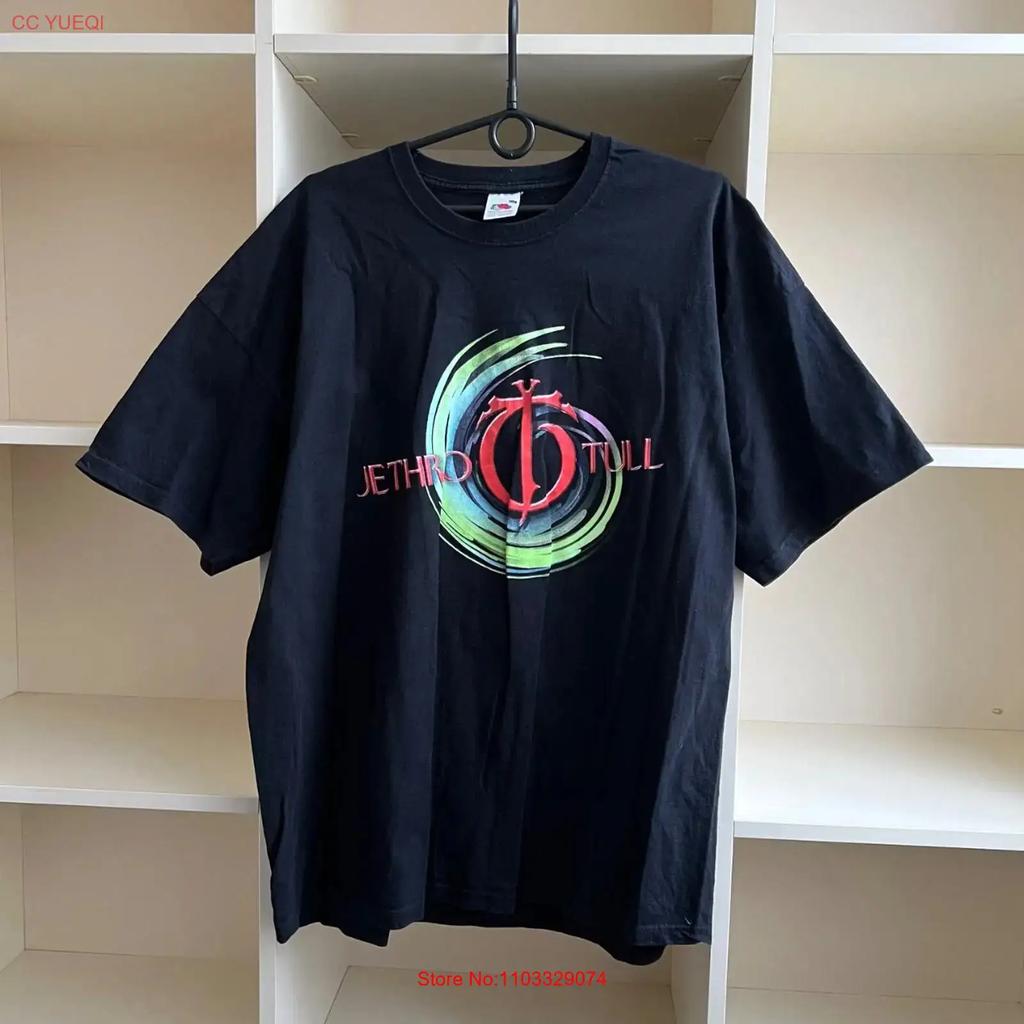 Vintage Jethro Tull Band T Shirt Rock vintage Washed Unisex Top For Everyday Wear Slightly Stylish graphic designer clothes