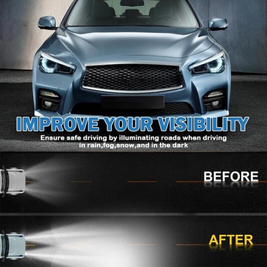 Bumper Fog Turn Signal Light Lamp LED Lamps For Infiniti Q50 Q50S Sport 2014-20