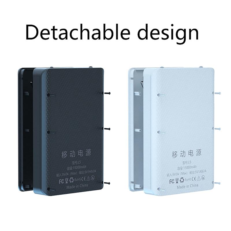 Încărcător Telefon Mobil Carcasă Detașabilă DIY Baterie 5*18650 Carcasă Baterie Externă 10W Dual USB Suport Cutie Depozitare Baterii