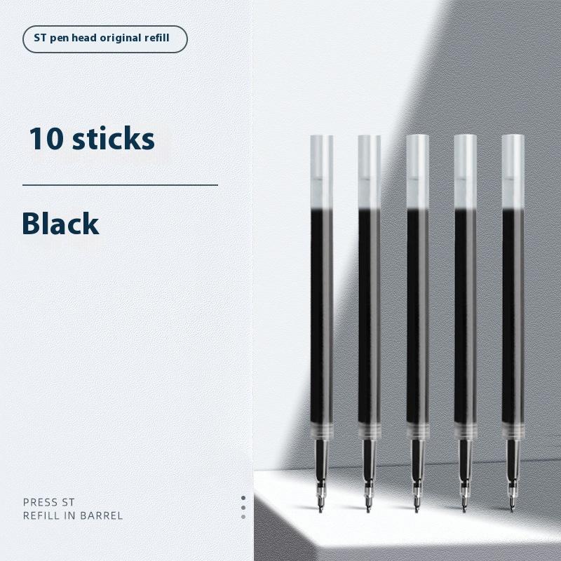 

10/30/50 шт. 0,5 мм Bla Нейтральные стержни для ручек Qui Drng Стержни для ручек на основе углеродных чернил Стержни для шариковых ручек Красная замена 10-Blakc