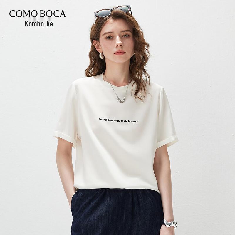 Komung Boca 2026 S/S Women s Mulberry Silk T-Shirt L