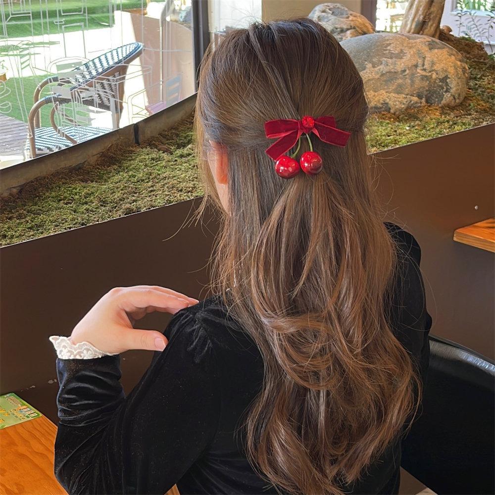 

Cute Bowknot Hairpin Sweet Duck Billed Clip Hot Sale Bangs Hairpin Party