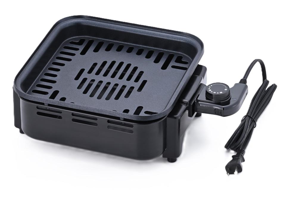 Wahei freiz Elektrischer rechteckiger Grill, Gesund, Ölbeständig, Raucharm, Lanau MJ-0761