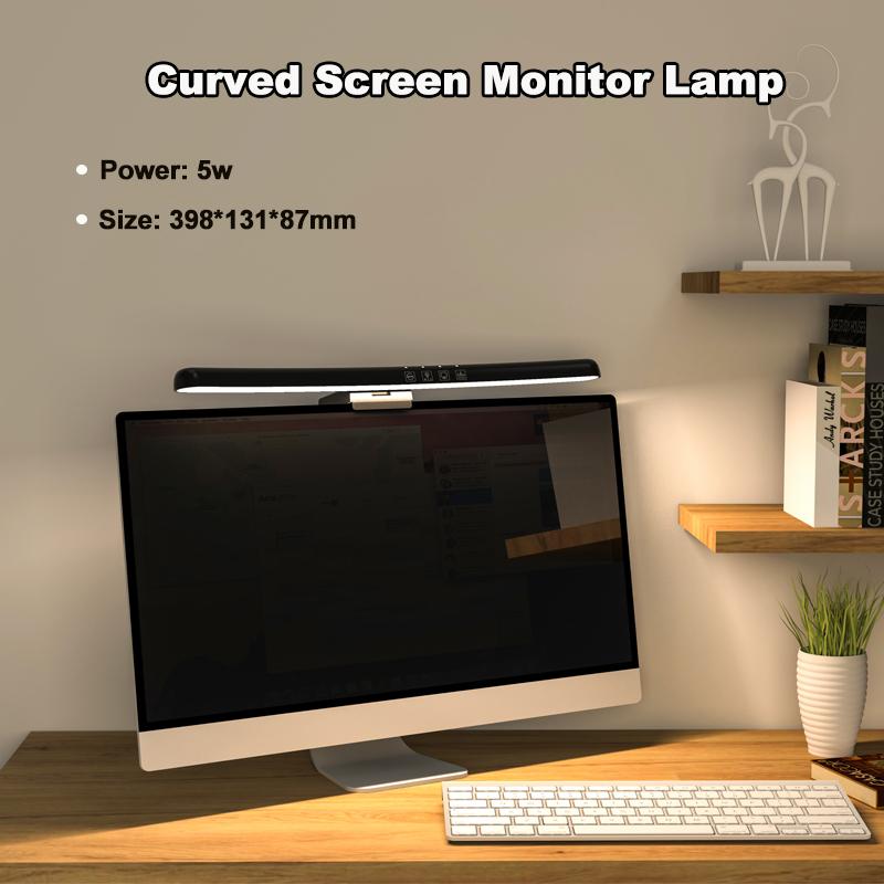 TB-301SFS 398mm RGB Effect Curved Monitor Hanging Light Bar No Flicker Touch Control Computer Screen Lamp