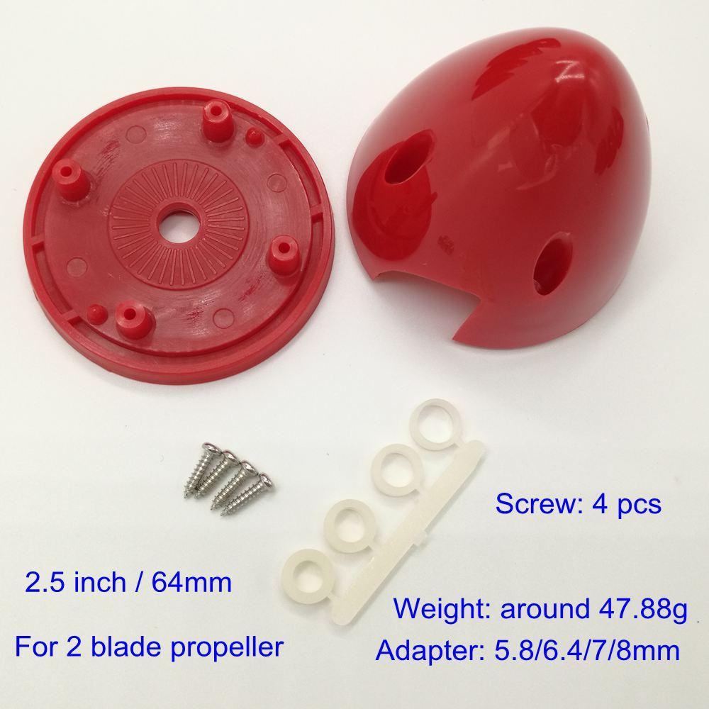 1.5 inch to 4 inch Plastic Spinner for RC Airplanes
