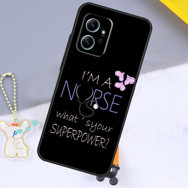 Stethoscope Heart Nursing Nurse Case For Xiaomi Redmi Note 11 9 10 12 13 14 15 Pro Plus Cover For Redmi 14C 10C 13C 12C 15C