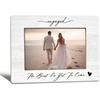 Engagement Picture Frames, Engagement Gifts for Couples, Wedding Picture Frame, Wedding Photo Frame 4x6, Wedding Gifts for Newlyweds Women Men, The