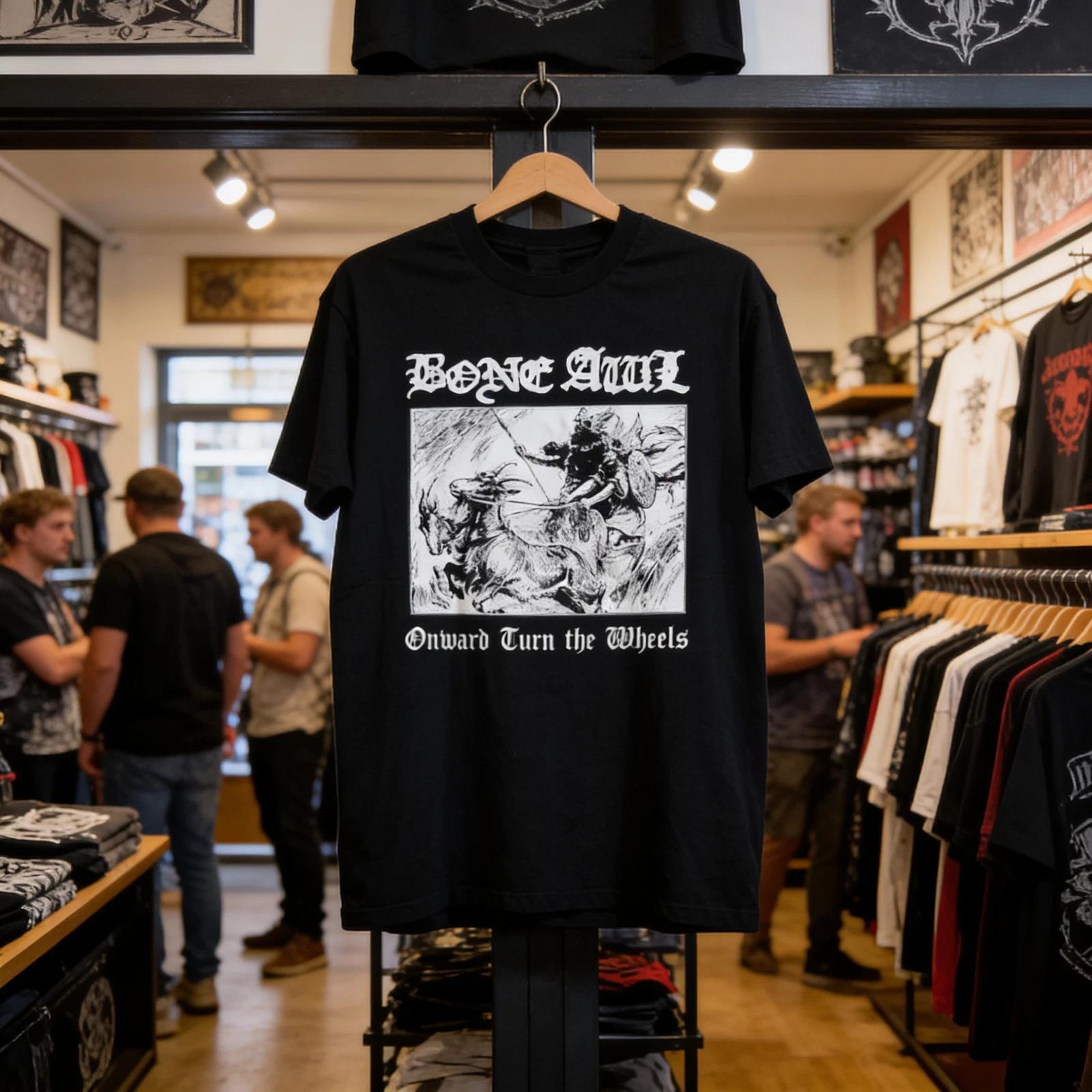 

Bone Awl - Onward TS Black unisex Cotton T-Shirt 3XL