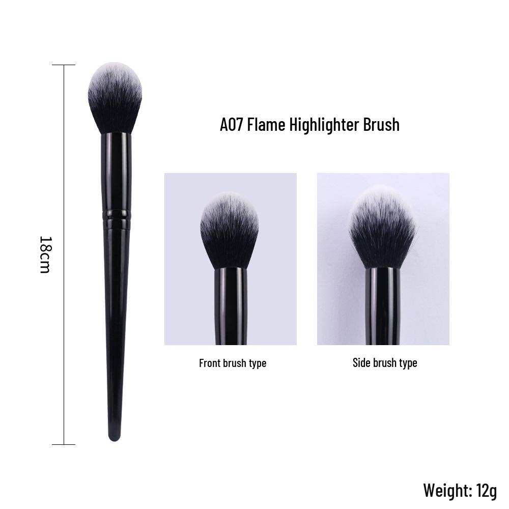 Ziye Série Starlight: Sada černých štětců na make-up Soft-Hair - Přizpůsobitelná, Skladem