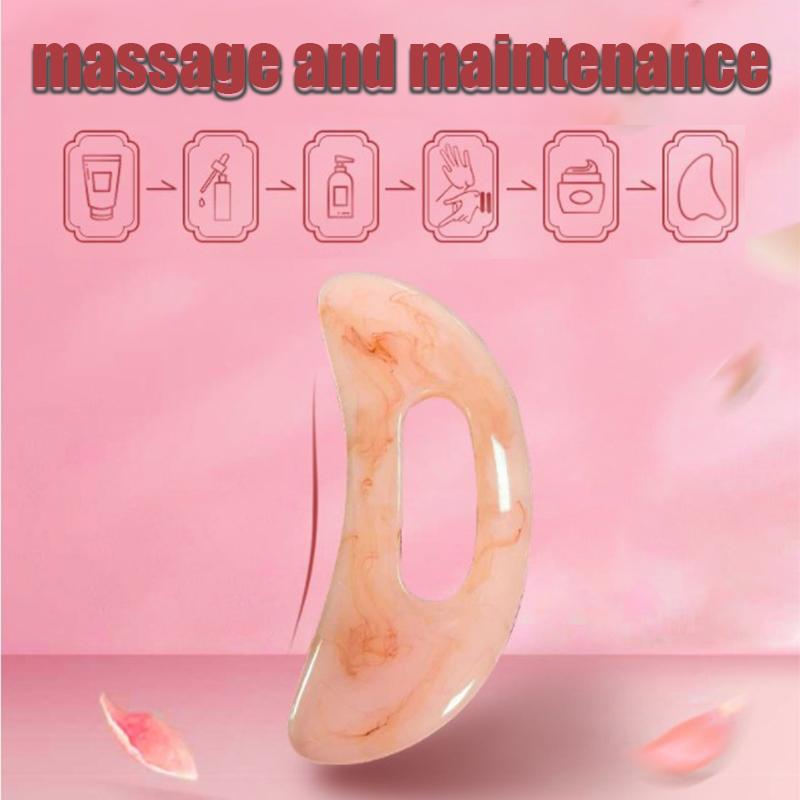 Gua Sha Massage Tool with Handle Resin Massager Scraping Board for Body Shaping Muscle Neck Back Face Gua Sha Massage Tool Body