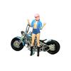 Moreart Miniature Figure Bike Street Girl Female for Dioramas and Miniature MO222199 1/64 & Set, Model, Cars,