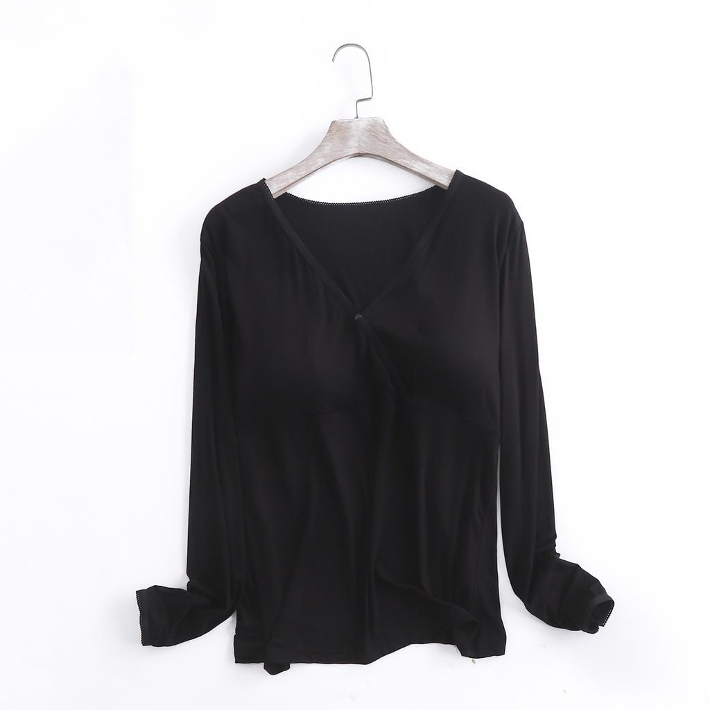 Women's Solid Color Chest Pad Cup One Yoga Bottom Shirt Women's UnderwearTop