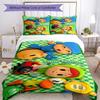 Pocoyo Customized Name Bed Sheet Set Perfect for Study Room Soft Bedding Bedroom Decor Perfect Gift for Friends Family