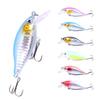 6PCS/SET  Hard Fishing Lures Crankbait Set 75mm 10.5g Saltwater Sea Fishing Bait Bass Fishing Lures