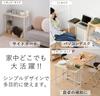 YAMAZEN Folding Desk 72cm Wide X 36cm Deep X 70cm Fully Dark Ideal for Working from (Mini), High, Compact, Adjustable, Scratch-Resistant, Assembled,