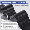 4PCS Tri-Color Door Sill Protectors, Anti-Scratch Carbon Fiber Entry Step Guard Sticker, Universal Car Front/Rear Door Threshold Protection Stripe