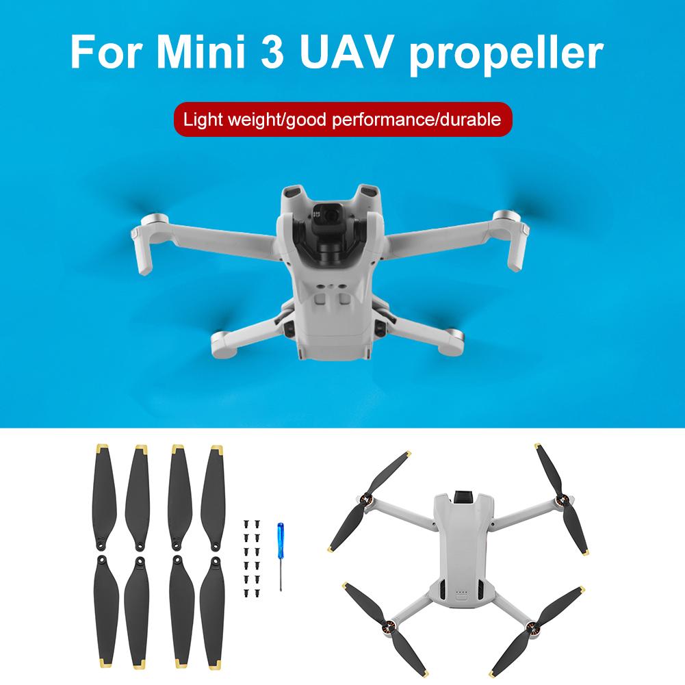 High Quality Replacement Propeller Blades with Screwdriver for DJI Mini 3 Drone 2 Pairs Props Blade Spare Parts