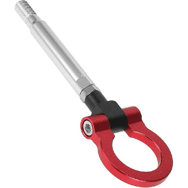 ACROPIX Front Bumper Screw On Tow Hook Ring Fit for Subaru Impreza - Pack of 1 Red