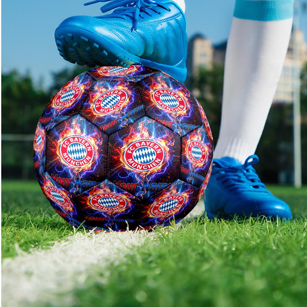 Bayern Monaco Taglia Moda 5 Pallone da Calcio Resistente all'Usura Antiscivolo Per Allenamento Sportivo Uso Ricreativo