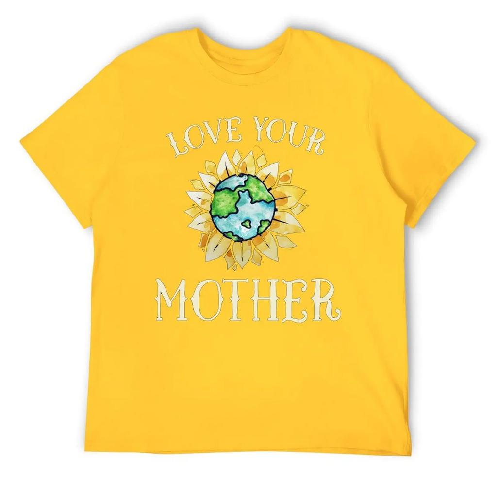 Crewneck Mother's Day Love Your Mother Earth Day WOmen's T-shirt  Move Tees Hot Sale Sarcastic Aactivity Competition USA Size
