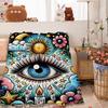 Glam Eyelash Throw Blanket Rose Gold Glitter Drip Closed Eye Makeup Art Elegant Fashion Decor For Sofa Bedroom Couch Blanket