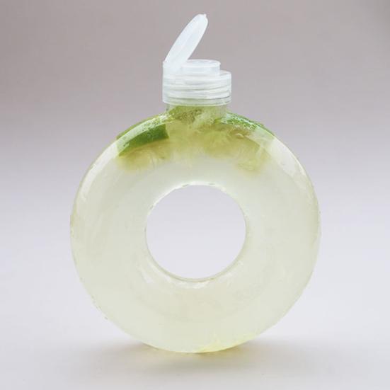 500 ML/350 ML søt smultring barn vannflaske lekkasjesikker reisekopp med håndtaksring Anti fall transparent drikkeflaske