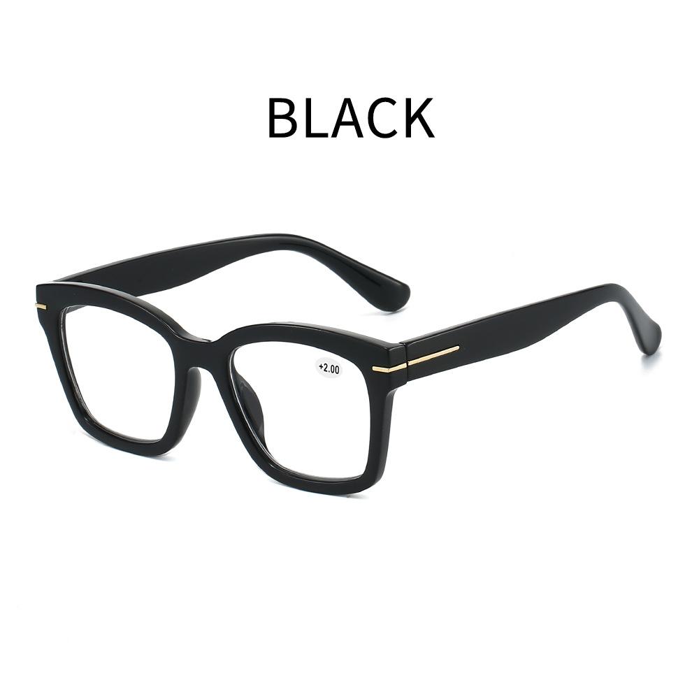 New Fashionable Hd Metal Frame Women'S Reading Glasses Retro Neutral High Quality Anti Blue Light Presbyopia Glasses