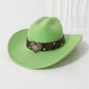 Ethnic-style fedora, heart-shaped cowboy hat, women's knight hat, popular Tibetan hat for men