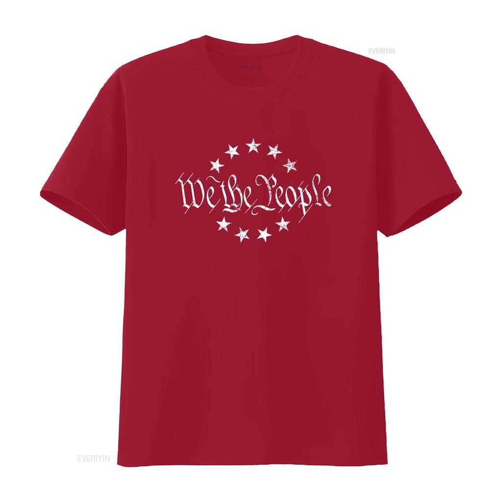 WE THE PEOPLE LIBERTY FREEDOM T Shirt vintage Washed Comfortable fashion Casual Top For Everyday Wear Versatile graphic Soft
