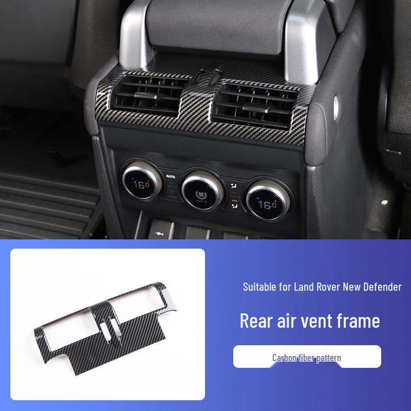 Rear AC Vent Kick Cover for 2020-2025 Land Rover Defender Interior Modification