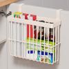 Basket Hanging Behind The Door Kitchen Cabinet Door Organizer Wall Mounted Self Adhesive Storage Basket