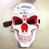 EL Spezielle Kopfbedeckung Maske Totenkopf Geist Party Requisiten Horror Maske Party Maske Requisiten Cosplay Maske