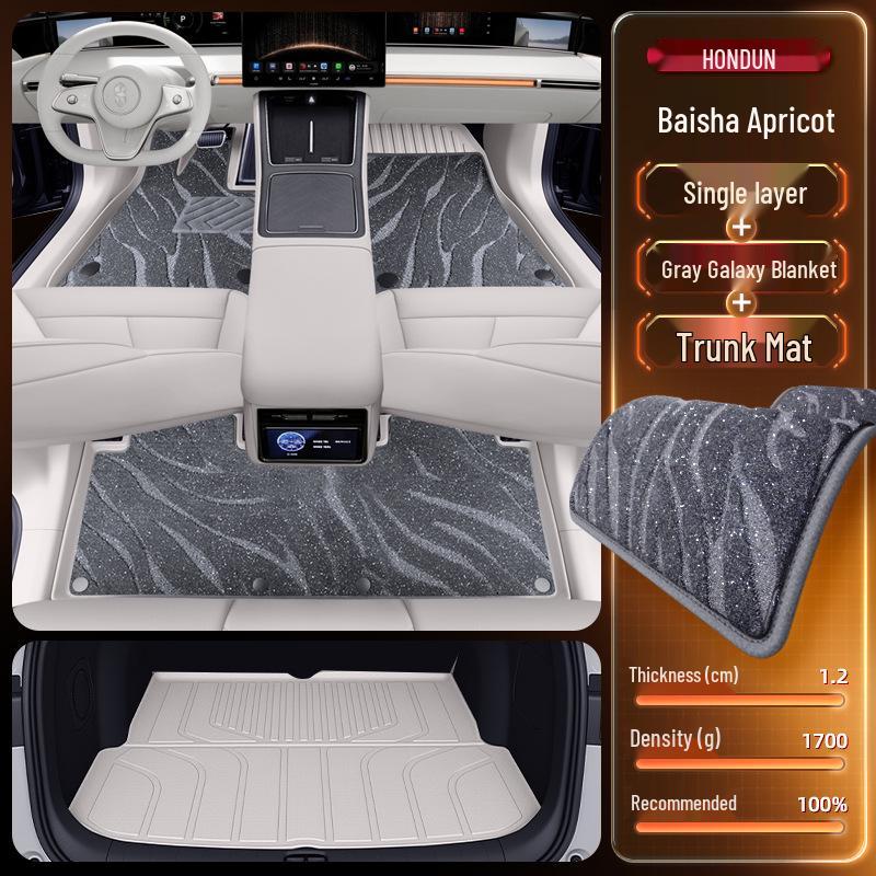 2026 Hongqi S9 TPE Floor Mats: Full Set Interior Carpet for Five Seats