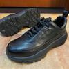 Men's Genuine Leather Business Loafers Men Casual Shoes Soft Sole Lace-Up Comfortable Slip-On Shoes Classic Oxfords in Black 38-44