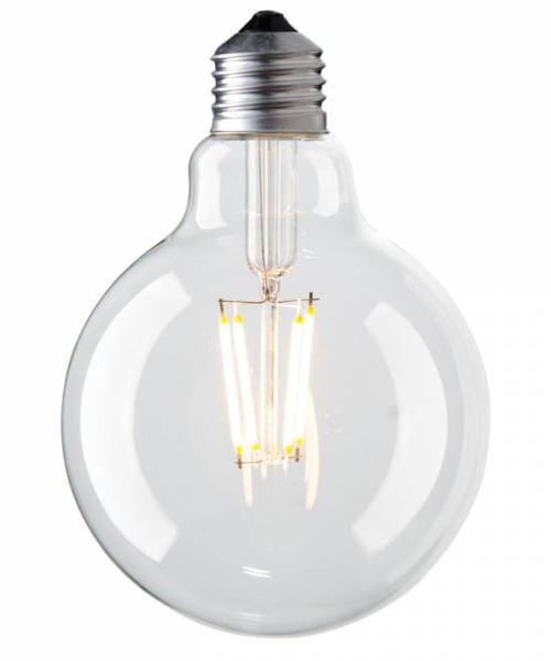 Dekorative LED-Glühbirne E27 4000K Filament 8W G80