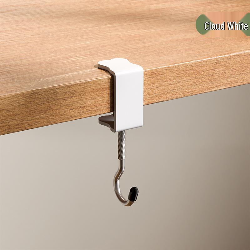 Removable No-Drill Backpack Hook for School Desk - Strong Load-Bearing