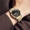 OLEVS Gold Watch for Men Waterproof Luminous Date Fashion Classic Stainless Steel Wristwatch Business Quartz Watches