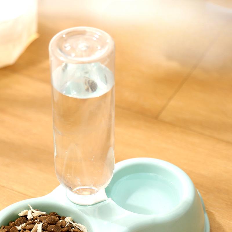 Cat Bowl Dog Bowl Non-slip Cat Drinking Water Bowl Pet Feeder Double Bowl Pet Automatic Drinking Bowl Pet Supplies