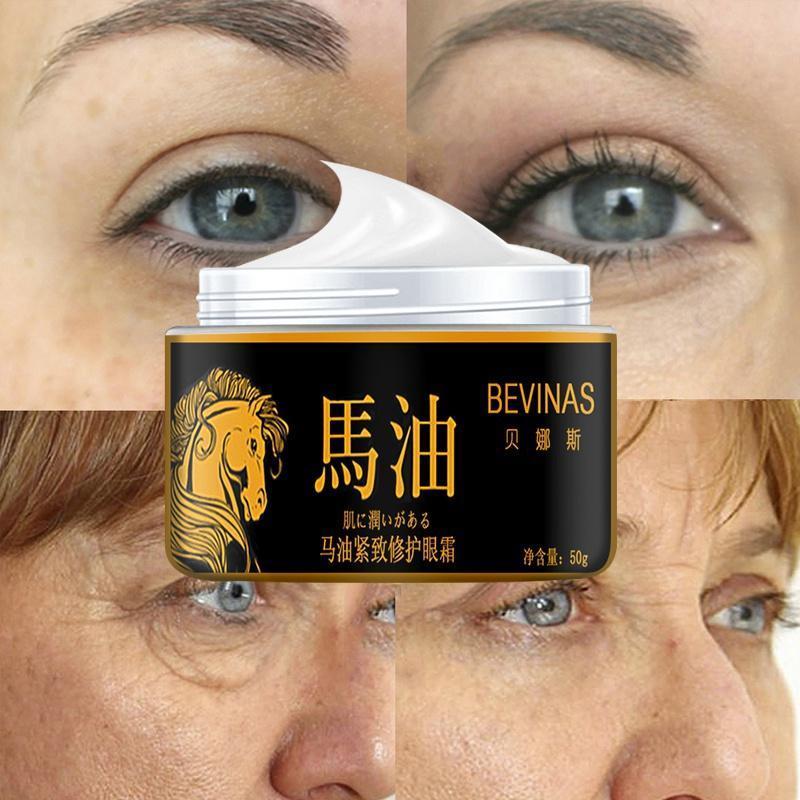 Most Effective Anti-Wrinkle Whitening Skin Care Horse Oil Cream Anti-aging,Anti-wrinkles Face Cream Eye Essence Remove Dark Circles Eye Cream