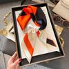 Silk scarf women's neck new scarf with coat 70 small square scarf scarf mother high-end scarf