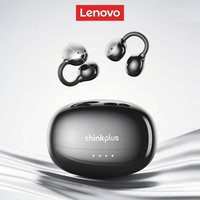 Original Lenovo LK6 Wireless Bluetooth 5.4 Ear Clip Headphone HIFI Sound Quality ENC Noise Reduction Earphones Long Endurance Earsets