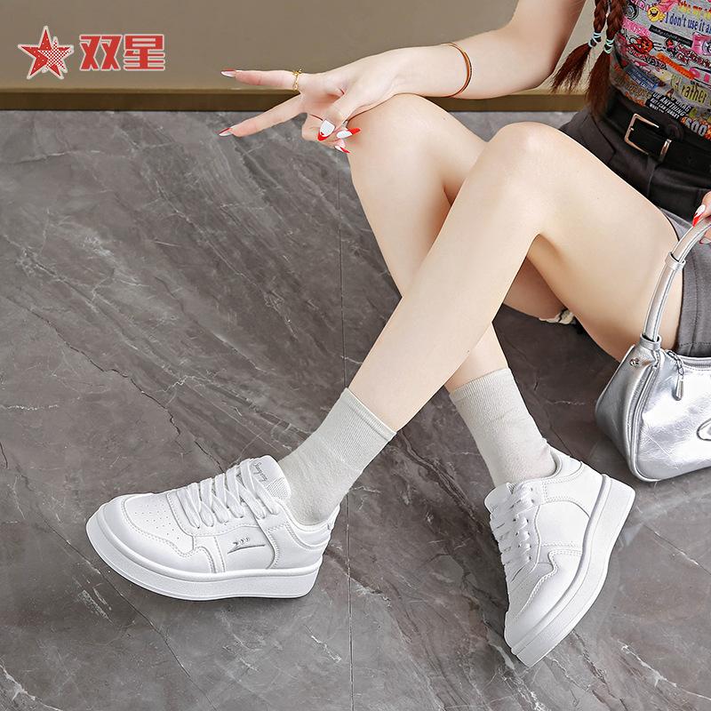 Little white shoes women's new spring and autumn board shoes casual versatile student breathable soft sole lightweight thick sole