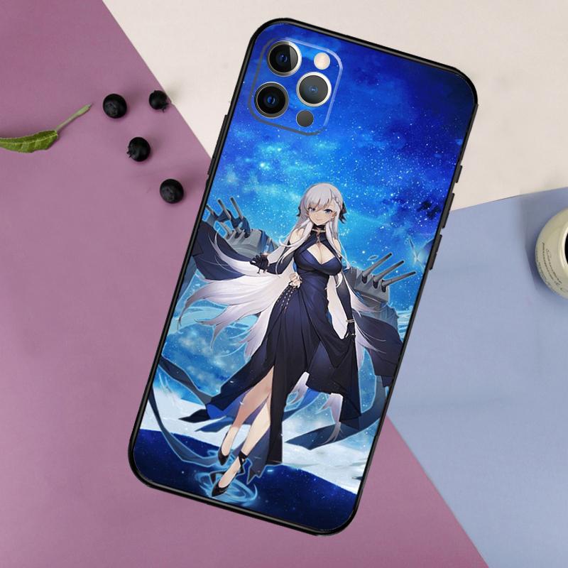 Azur Lane Game Phone Case For iPhone 16 15 14 13 11 12 17 Pro Max mini 15 16 Plus 16e 17 Air Bumper Cover